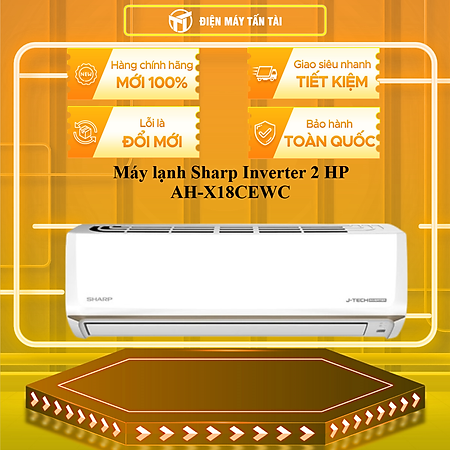 Máy lạnh Sharp Inverter 2 HP AH-X18CEWC - HÀNG CHÍNH HÃNG