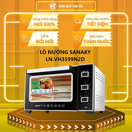 Lò nướng Sanaky 35 lít VH-3599N2D - Hàng Chính Hãng - Chỉ Giao Hồ Chí Minh
