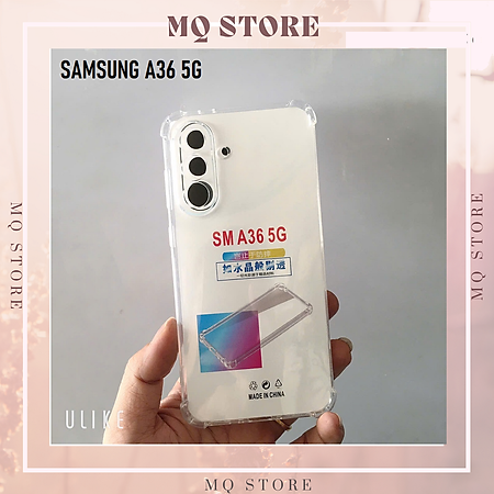 Ốp lưng cho Samsung A36 5G dẻo trong TPU chống sốc 4 góc cạnh ( hàng chính hãng)