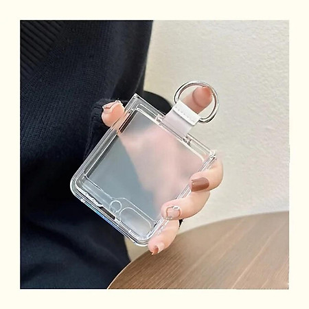 Ốp lưng chống sốc trong suốt kèm iring cho Samsung Galaxy Z Flip 7 , Z Flip 5 hiệu Likgus Cover Ring (chất liệu cao cấp, - hàng nhập khẩu