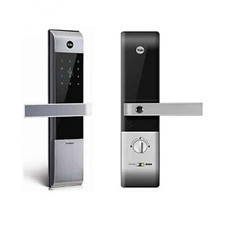 Khóa Cửa Thông Minh YALE YDM3109A SIL | Khóa Cửa Bảo Vệ Gia Đình An Toàn Trang Bị Mật Mã, Thẻ Từ, Chìa Khóa Cơ