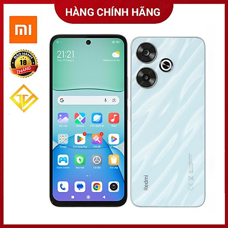 Điện thoại Xiaomi Redmi 13 (6GB/128GB) Màn hình 6.79inch ,Chipset:MediaTek Helio G91- Hàng chính hãng