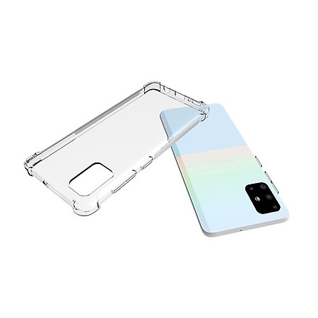 Ốp lưng cho Samsung A51 / A71 dẻo trong TPU chống sốc 4 góc cạnh ( hàng chính hãng)
