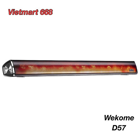 Loa Bluetooth WEKOME D57 - V5.3 Hỗ Trợ USB, Thẻ Nhớ, Jack 3.5 Kết Nối Tivi, Máy Tính, Thiết Kế Sang Trọng - Hàng Chính Hãng
