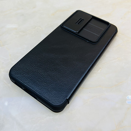 Bao da dành cho Galaxy S23 Plus Nillkin Qin- Hàng chính hãng