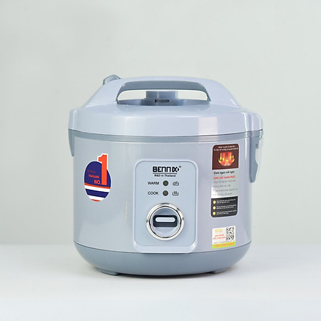 Nồi Cơm Điện Bennix BN-012NK Lòng Nồi Chống Dính Công Suất 500W Dùng Cho Gia Đình 4 Người- Hàng Chính Hãng