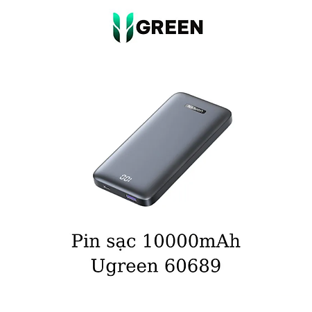 Sạc dự phòng 10000mAh Ugreen 60689 - Hàng chính hãng