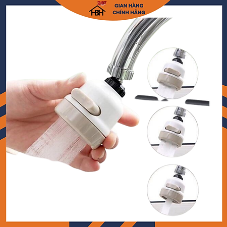 CỦ LỌC NƯỚC TẠI VÒI CÓ NÚT ĐIỀU CHỈNH TĂNG ÁP DÒNG NƯỚC HBH