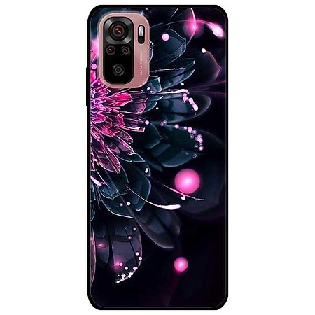 Ốp lưng dành cho Xiaomi Xiaomi Redmi Note 10 - Redmi Note 10 Pro - mẫu Mẫu Đơn Hồng Đenm