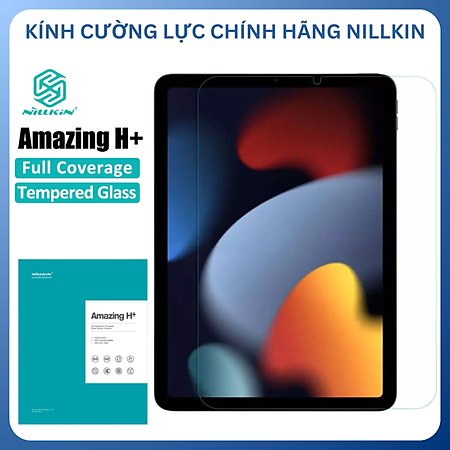 Kính Cường Lực Dành Cho iPad Mini 7 Nillkin Amazing H+ (0.2mm, Vát Cạnh 2.5D, Chống Trầy, Chống Va Đập) - Hàng Nhập Khẩu