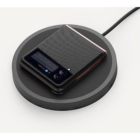 Ốp lưng dành cho Samsung Galaxy Z Flip 3 hiệu X Level lưng da chống sốc chống vân tay chống bẩn - Hàng nhập khẩu