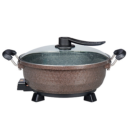 Nồi Lẩu Điện Đa Năng SATO 50NL52 Kèm Giá Hấp (5 lít) - Chính Hãng