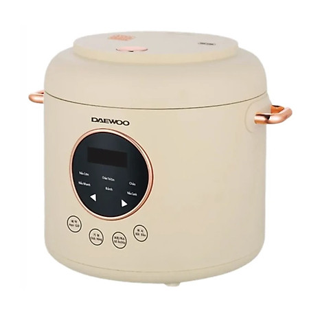Nồi cơm điện đa chức năng Daewoo DWRC-210MW 1 Lít lòng nồi phủ Ceramic - Hàng chính hãng