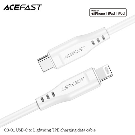 Cáp Acefast Light.ning dài 1.2m - C3-02 Hàng chính hãng Acefast