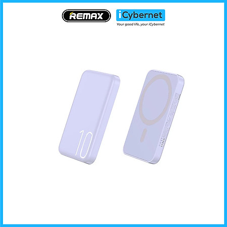Sạc dự phòng không dây từ tính Remax RPP-65 10000mAh - Hàng chính hãng