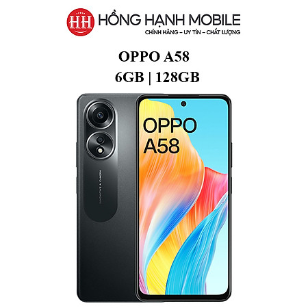 Điện Thoại Oppo A58 6GB/128GB - Hàng Chính Hãng