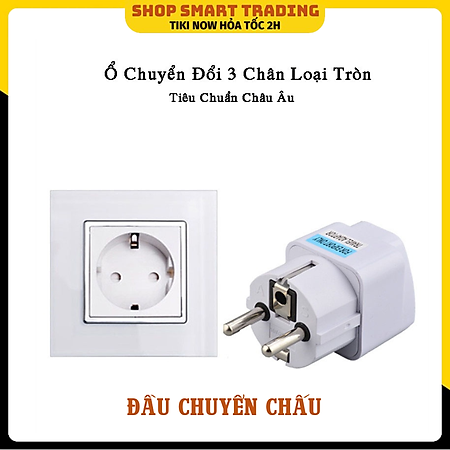Đầu Chuyển Chấu | Chuyển đổi phích cắm 2 chân - 3 chân (nhiều tiêu chuẩn)