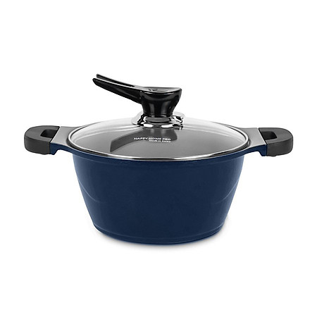Nồi chống dính ceramic Happy Home Pro Yoori - 24cm(Xanh Navy)