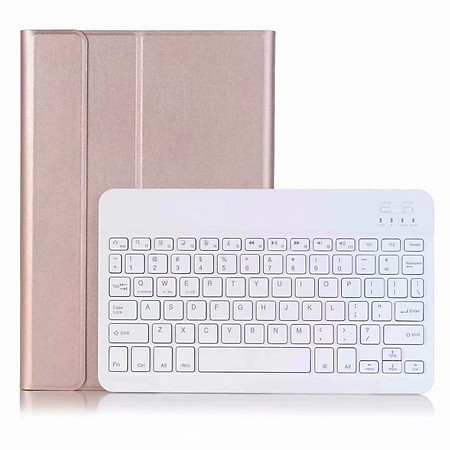 Bao da kèm bàn phím dành cho Samsung Galaxy Tab S7 FE T735, Tab S7+ Plus T970, Tab S7 T870 Bluetooth Keyboard Case có khay để bút chống sốc cao cấp - Hàng chính hãng.