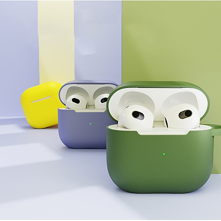 Case vỏ ốp bọc tai nghe dành cho Airpods 4, airpod Pro 2 silicon kèm dây đeo - HÀNG CHÍNH HÃNG