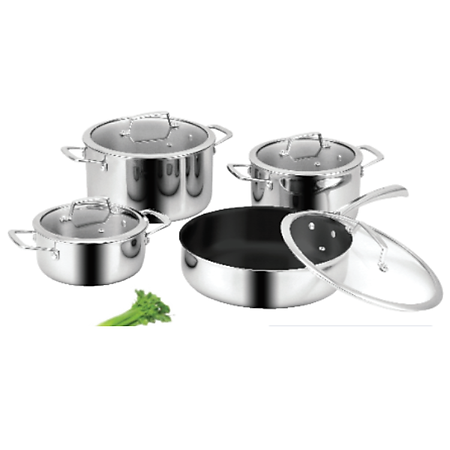 BỘ NỒI INOX MC1801-LUXURY- HÀNG CHÍNH HÃNG