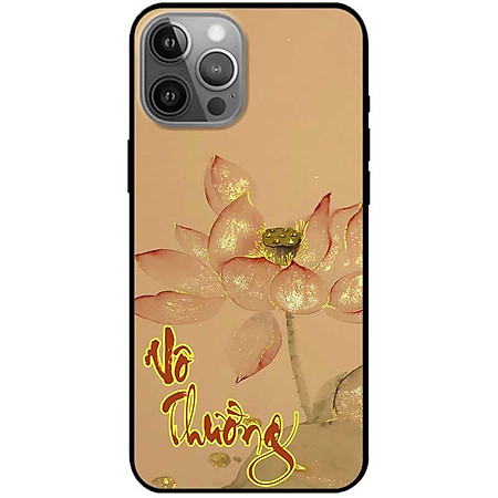 Ốp lưng cho iPhone 12 - iPhone 12 Pro - 12 Pro Max - 13 Mini - iPhone 13 - 13 Pro - 13 Pro Max - Vô Thường Sen Vàng - Hàng Chính Hãng