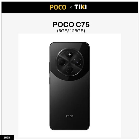 Điện thoại POCO C75 (6GB/128GB) - Hàng Chính Hãng