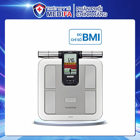 Cân Đo Thành Phần Cơ Thể Omron HBF-375 Dùng 8 Cảm Biến Để Đo Toàn Bộ Cơ Thể