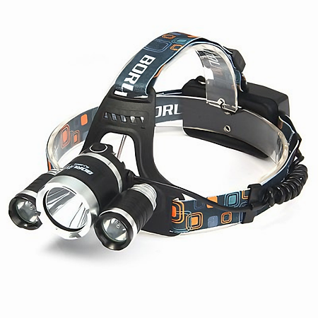 Đèn pin đội đầu 3 bóng led siêu sáng loại cao cấp chống nước (Tặng kèm quà tri ân)