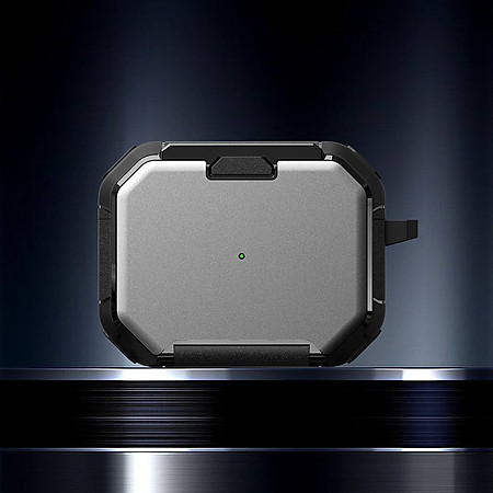 Bao Case Ốp Có Khóa tích hợp chân đế đỡ điện thoại cho Airpods Pro 2 - Hàng Chính Hãng