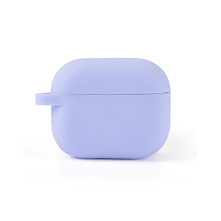Case Ốp Gel Silicon Dành Cho Airpods 3 Có Nắp Đậy Cổng Sạc-Kèm Móc Khóa- Hàng Chính Hãng