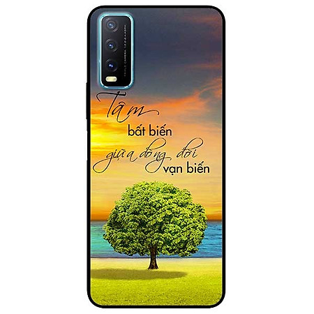 Ốp lưng dành cho Vivo Y20 - Y20s - Y12s mẫu Tâm Bất Biến