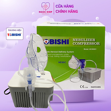 Máy xông khí dung TOBISHI BC68001 - Máy xông mũi họng cho trẻ em, người lớn