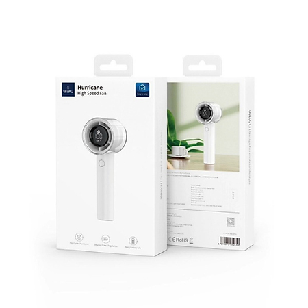 Quạt Cầm Tay WiWU WI-FS010 Tốc Độ Cao, Nhỏ Gọn Dễ Mang Theo - Hàng Chính Hãng