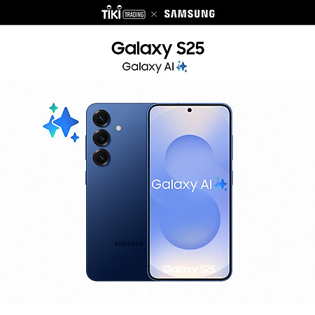 Điện thoại Samsung Galaxy S25, Điện thoại AI, Tìm kiếm thông minh, Video camera đêm Nightography, Chip Snapdragon - Hàng Chính Hãng