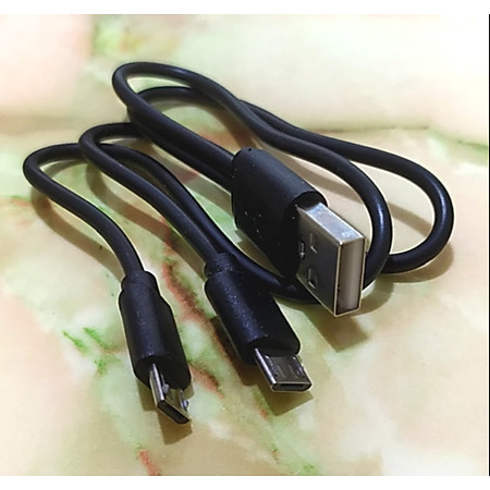 Cáp sạc và truyền dữ liệu 1 ra 2 cổng Micro USB - Hàng Nhập Khẩu
