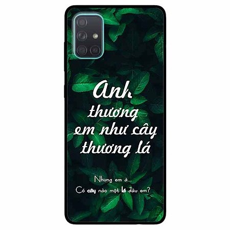 Ốp lưng in cho Samsung A51 Mẫu Anh Thương Em