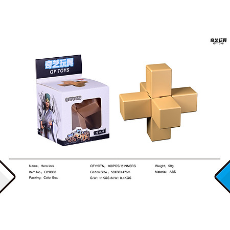 Đồ Chơi Rubik Khóa Khổng Minh QY TOYS – Khóa Lỗ Ban (Nhiều mẫu)