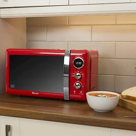 Lò vi sóng Swan Retro Anh Quốc,Hàng Chính hãng