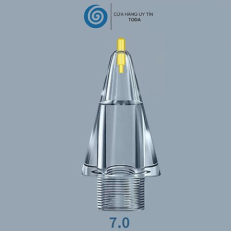 Đầu ngòi thay thế Pencil Tips bản nâng cấp cho Apple Pencil 1/2 / Apple Pencil USB C / Apple Pencil Pro - Trong Suốt không cản tầm nhìn, không bị mòn đầu bút Pencil dùng với Paperlike, thao tác chính xác, độ bền cao - Hàng Chính Hãng