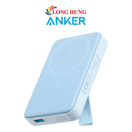 Sạc dự phòng có chân đế từ tính không dây Anker 633 MagGO 10000mAh A1641 - Hàng chính hãng