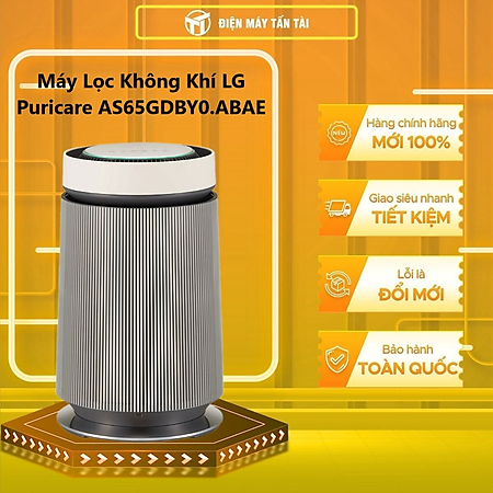 Máy lọc không khí LG PuriCare 360 Alpha Single AS65GDBY0.ABAE 48W - Hàng Chính Hãng