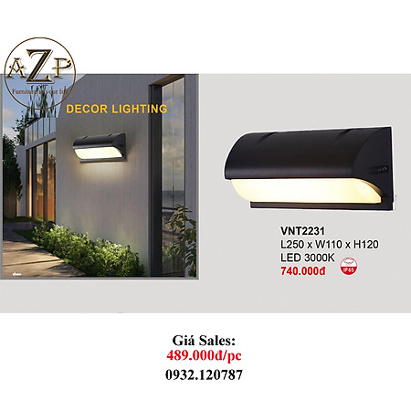 AZP - ĐÈN ỐP VÁCH / ĐÈN TRANG TRÍ / ĐÈN TREO TƯỜNG PHÒNG KHÁCH, PHÒNG NGỦ, NHÀ HÀNG, KHÁCH SẠN AZP-VK2231 phong cách đương đại, hàng nhập khẩu AZP