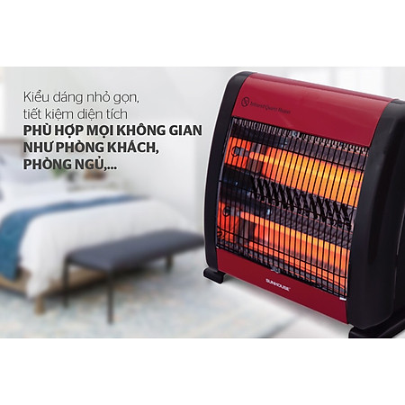 Sưởi Điện Hồng Ngoại SUNHOUSE SHD7013 800W- Hàng chính hãng