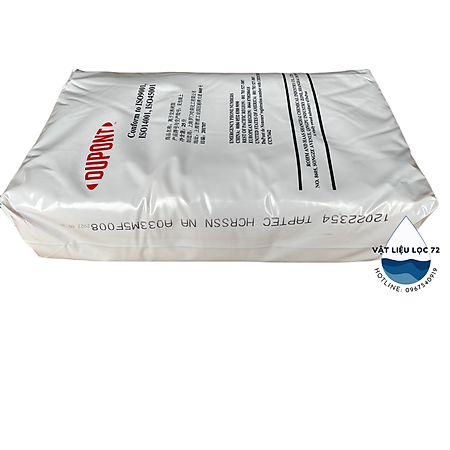 Bao 25 Lít Hạt nhựa cation TAPTEC HCRSSN Na khử độ cứng làm mềm nước - Dupont thương hiệu Mỹ