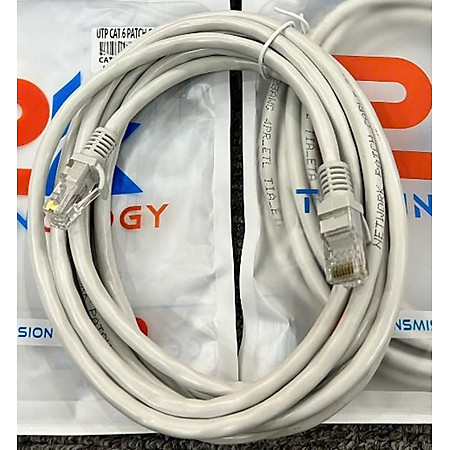 Dây cáp mạng LAN bấm sẵn 2 đầu Cat6 UTP Dây Mạng Bấm Sẵn Đúc Sẵn Chuẩn 2 Đầu Hỗ Trợ Tốc Độ (màu ngẫu nhiên) Nẹp Dây Điện - Hàng chính hãng