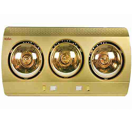 Đèn Sưởi Nhà Tắm 3 bóng Kohn KN03G 825W - Hàng Chính Hãng