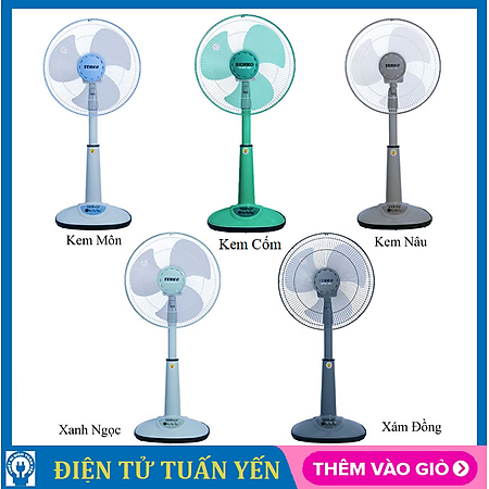 Quạt Điện Đứng Senko L1638 - Công Suất 47W - Được Chọn Màu Tùy Thích - Hàng Chính Hãng