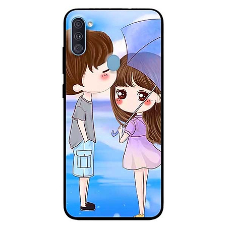 Ốp lưng dành cho Samsung A11 mẫu Cặp Đôi Xanh