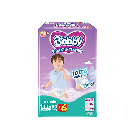 Tã Quần Bobby Ultra Jumbo XXL56 Siêu Siêu Lớn (Size XXL) - 56 Miếng